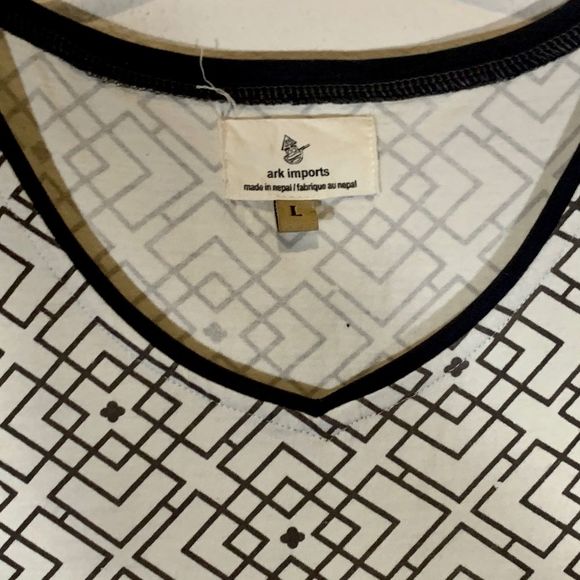 Ark Imports Geometric Printed Dress - Picture 4 of 6